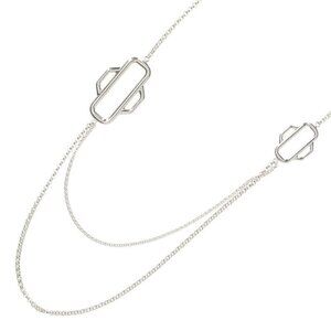 Hermes Attrage 100 Silver Necklace